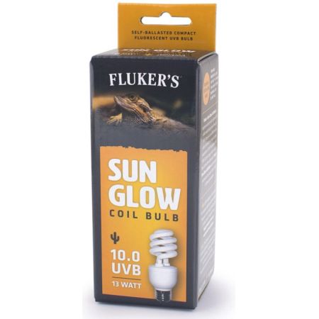 Flukers Sun Glow Desert Fluorescent 10.0 UVB Bulb 13watt