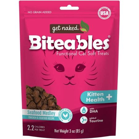 Get Naked Kitten Health Biteables Seafood Medley Flavor