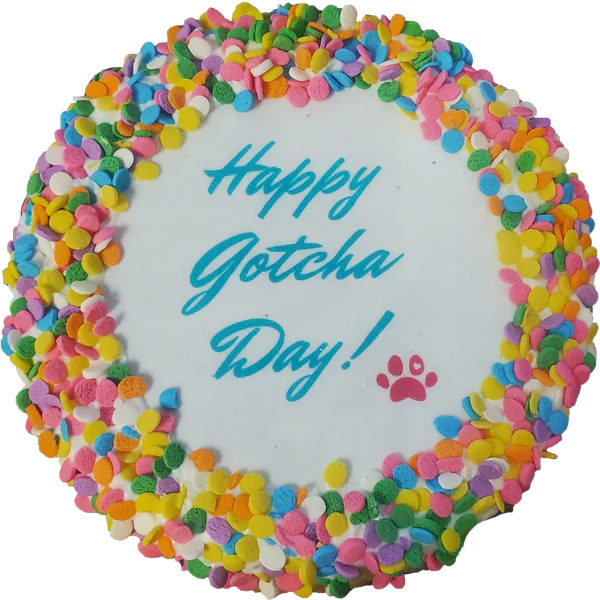 Happy Gotcha Day Granola Cake Dog Treat