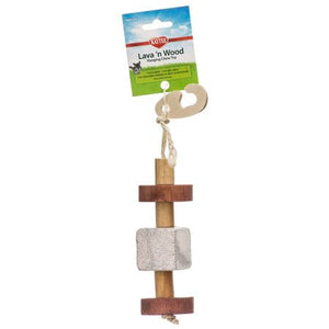 Kaytee Lava 'N Wood Hanging Chew Toy