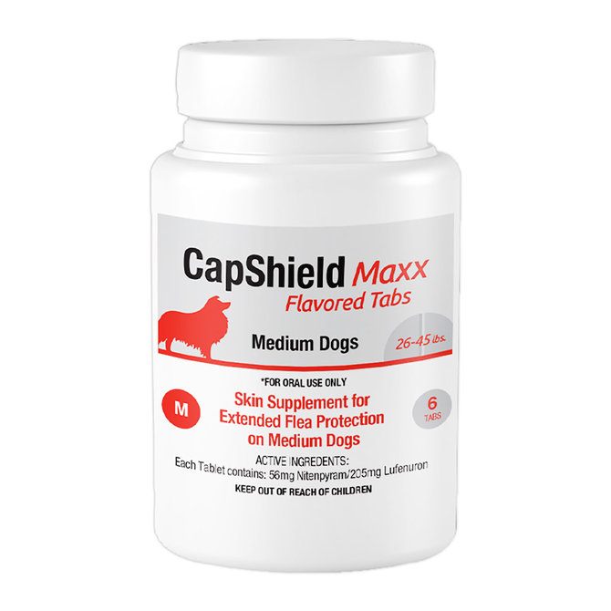 CapShield Maxx Flea Supplement for Dogs 26-45 lbs (6ct)