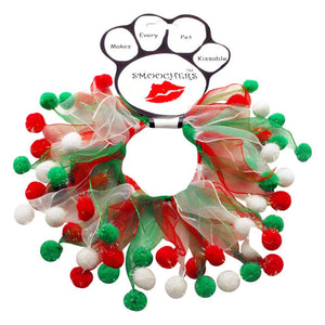 Christmas Smoochers Pet Party Collars