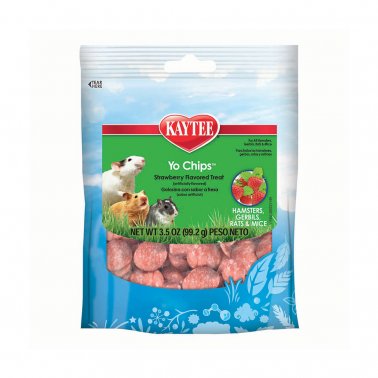 Kaytee® Fiesta Strawberry Flavor Yogurt Chips Treat for Small Animal 3.5 Oz