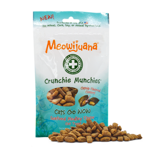 Meowijuana CATS GO WOW Seafood Medley Treats