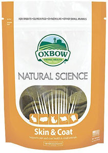 Oxbow Natural Science Skin & Coat Small Animal Supplement, 60 count