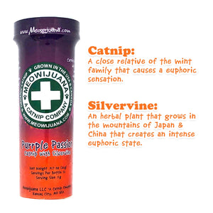 Meowijuana Purrple Passion Catnip with Silvervine