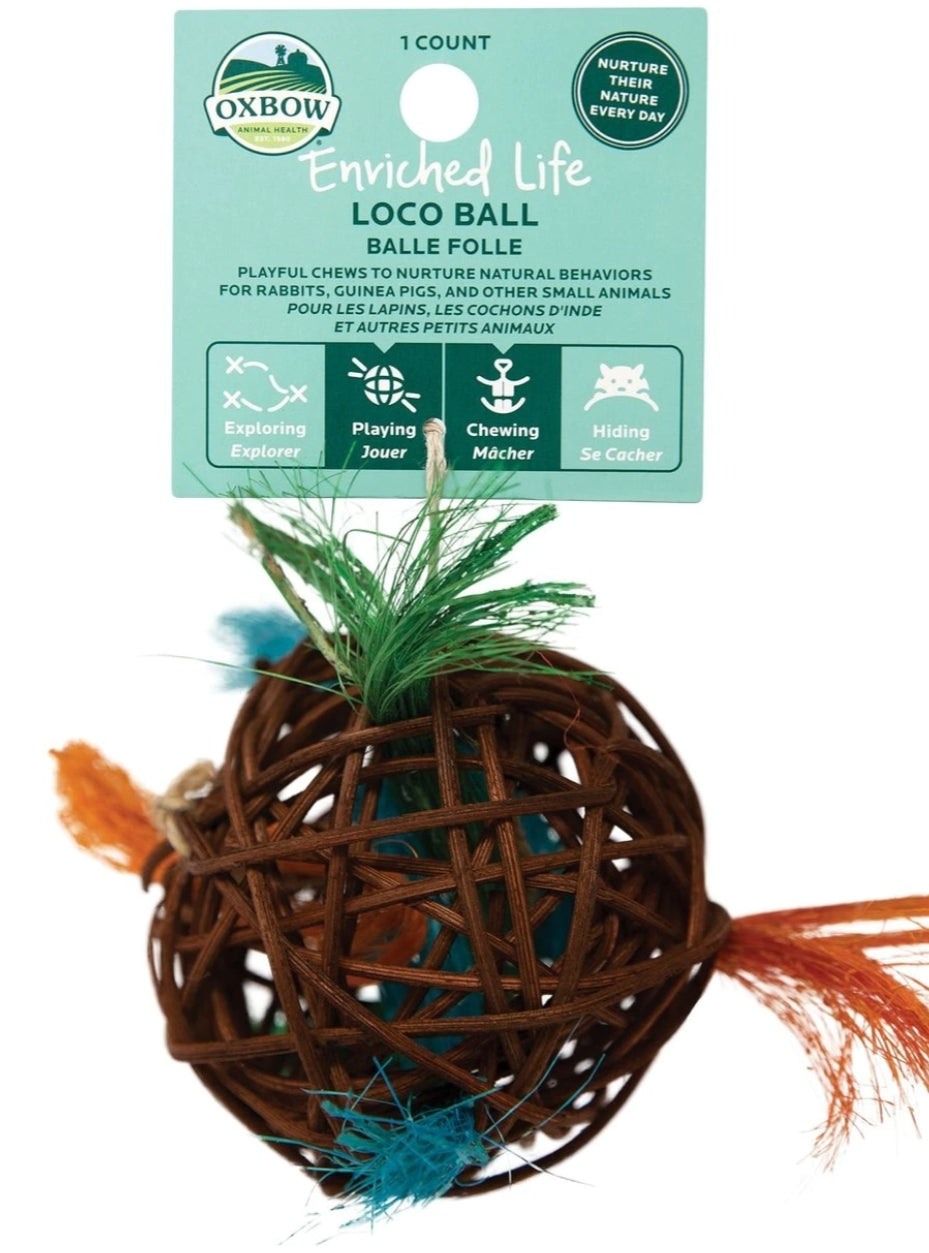 Oxbow Enriched Life Hay-O & Loco Ball